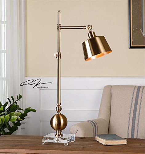 Brushed Brass Task Lamp The Laton Collection Table Lamps