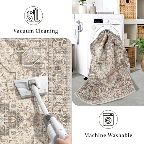 Tapete decorativo lavable antideslizante 8x10 miniatura 6