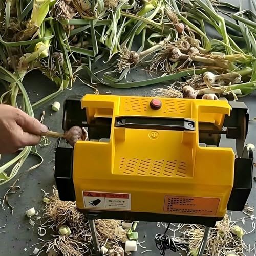 Máquina Cortadora Eléctrica de Raíces y Tallos de Ajo Doble miniatura 2