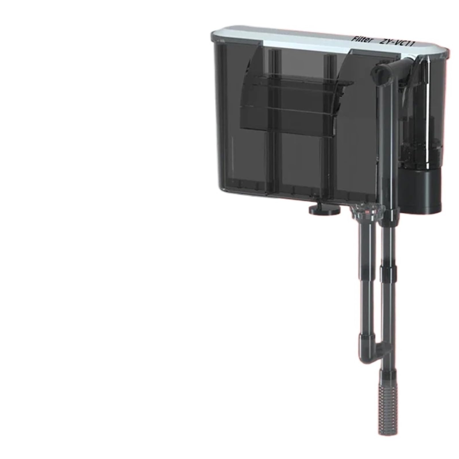 System filtrów akwariowych, Filtr Do Akwarium Pompa Ścienna Folia Usuwania Oleju Zewnętrzna Trawa Przepływ Wody Regulowany(6W 600L-H)