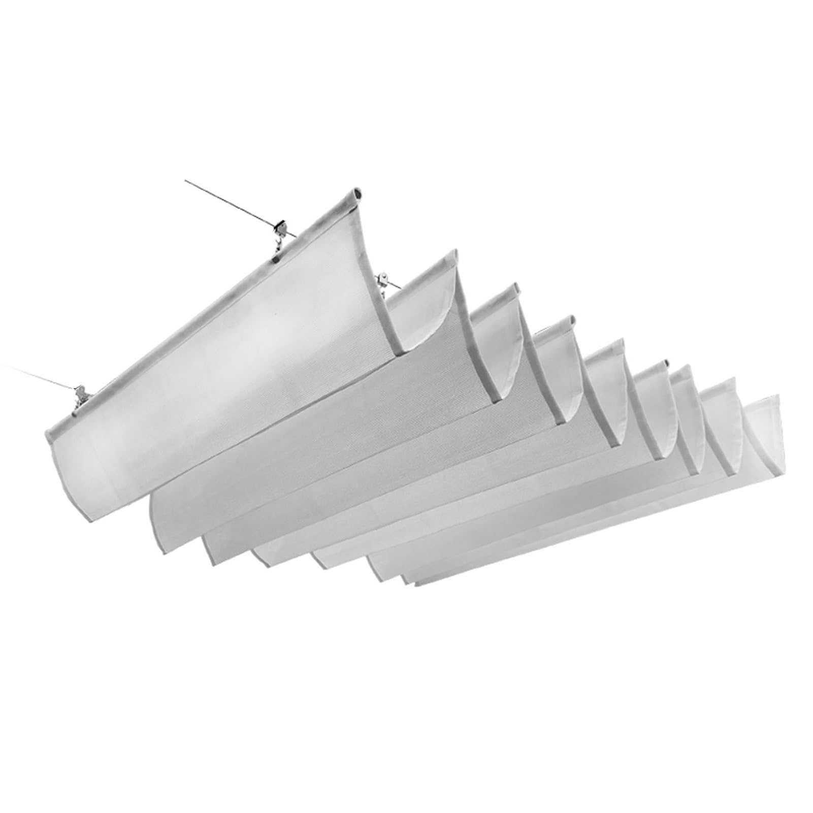 Voile d'ombrage coulissant en tissu respirant haut de gamme