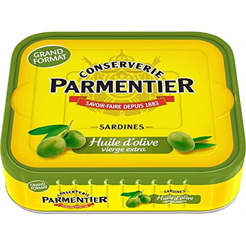 PARMENTIER - Sardines Huile D'Olive Hyacinthe 232G - Lot De 4 - Offre Special