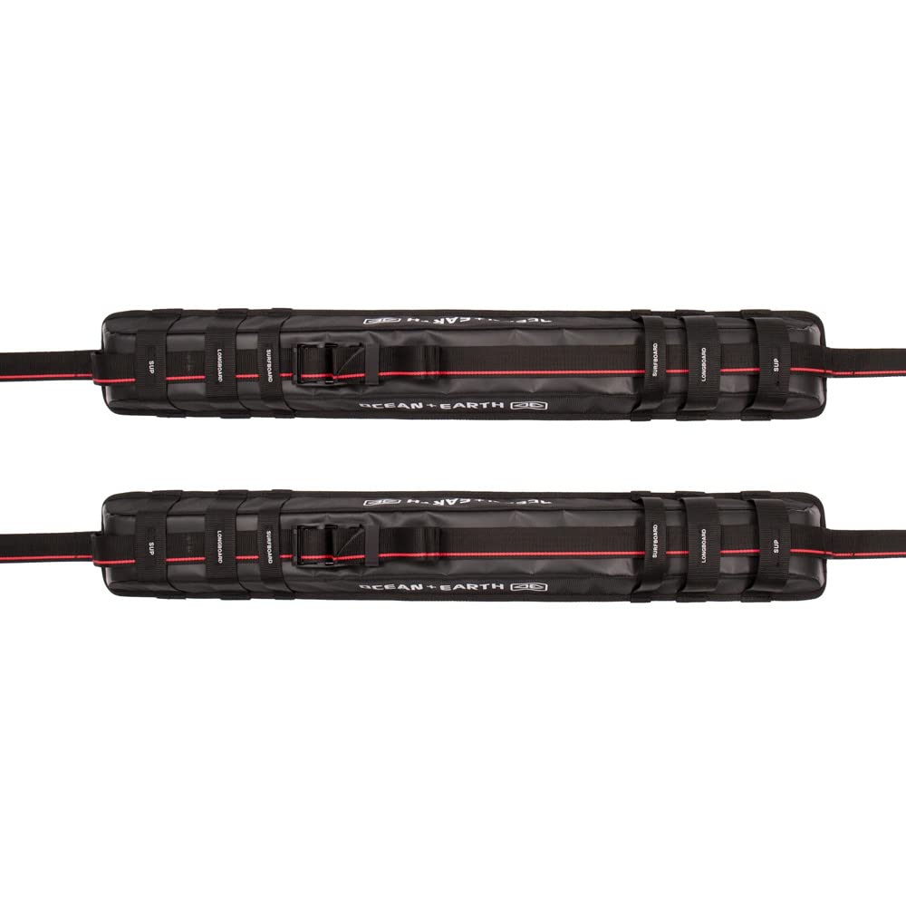 Ocean and Earth Stand Up Paddle/Longboard Roof Rack - Black