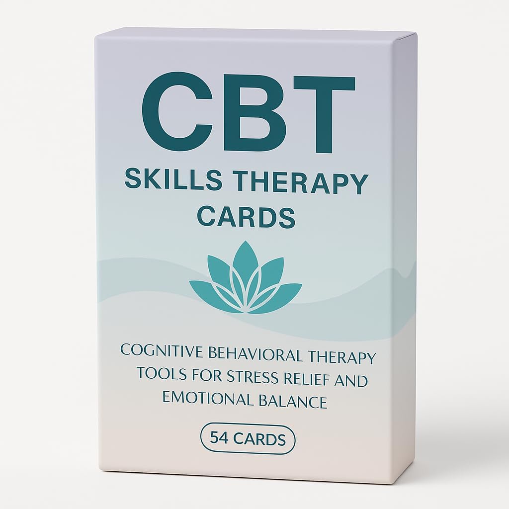 Cognitive Behavioral Therapy Cards, CBT Tools for Anxiety Relief, Coping Skills for Teens, Mental Health, Group Therapy Activities, Cognitive Psychology, CBT Games for Therapists