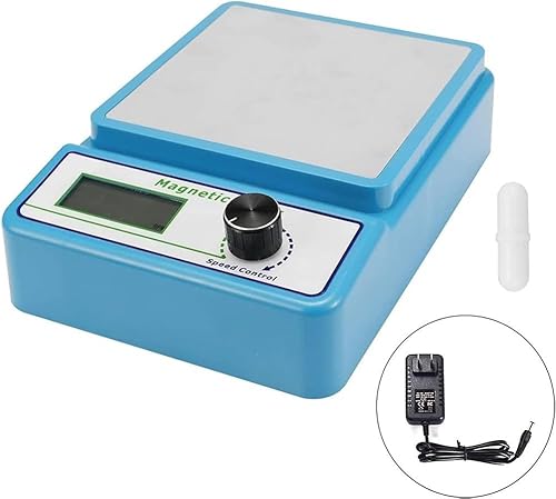 Miniatura 7 de Magnetic Stirrer, Small 12W Lab 0-2400 RPM Digital Display Magnetic Mixer, 3000Ml Stirring Volume, Suitable for Laboratory, Chemistry Experiment,
