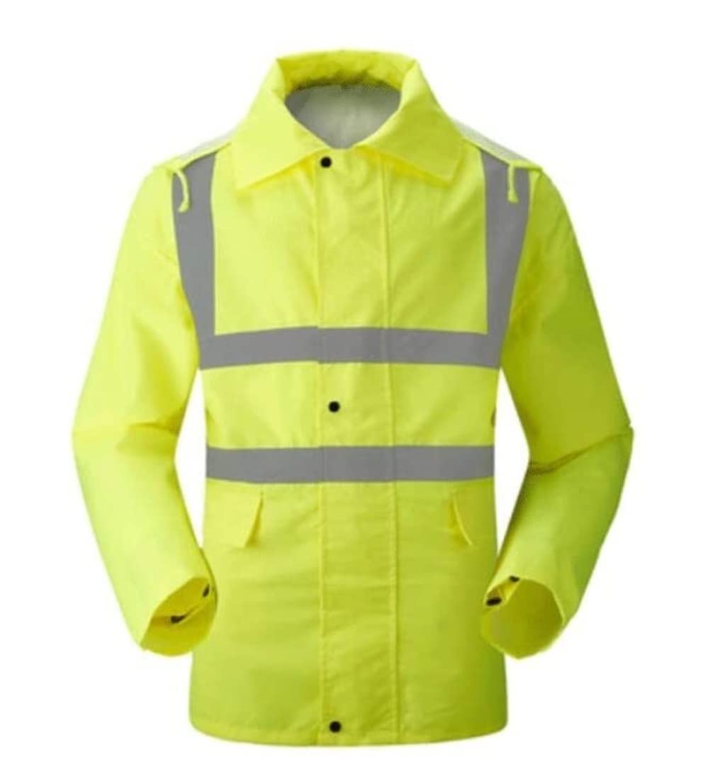 Kamizelka Wysoka Widoczność Kamizelka Odblaskowa Oxford Cloth Safety Kurtka odblaskowa bezpieczeństwo sprzętu przeciwdeszczowe i wodoodporne kombinezony Kamizelka Ostrzegawcza