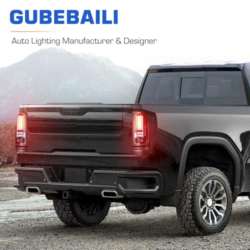 LED Tail Light Fit for Ram 1500 1994-2001, Fit for Ram 2500 3500 1994-2002, Rear Brake Lamp Taillight Assembly, Black Housing Clear Lens - Image 5