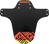 Vista 22 de RockShox Guardabarros MTB con faldones laterales profundos y protección contra el polvo plateado, protector de barro delantero universal