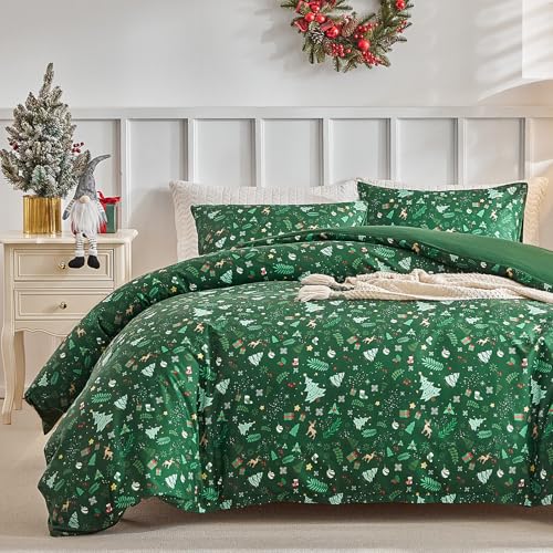 Tokokimo Weihnachts Bettwäsche 220x240 - Mit Urlaubsmustern und...