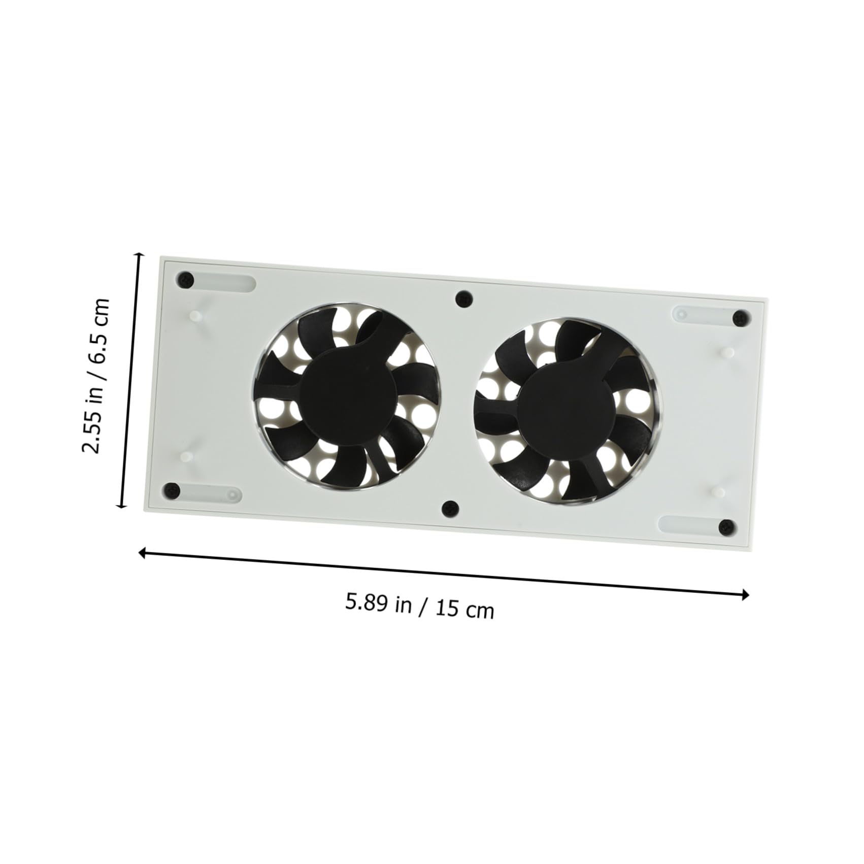 Tofficu Base de Ventilador de Enfriamiento con 3 Velocidades Ajustables y Doble Puerto USB, Soporte Vertical de Abs con Disipación de Calor y Luces LED para Carga