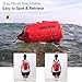 MARCHWAY Floating Waterproof Dry Bag Backpack 5L/10L/20L/30L/40L, Roll Top Sack Keeps Gear Dry for Kayaking, Rafting, Boating, Swimming, Camping, Hiking, Beach, Fishing (Red, 10L)