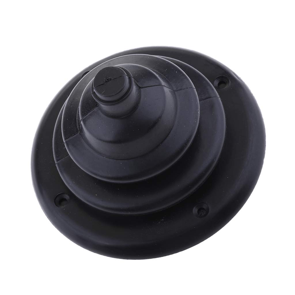 Gazechimp 4 Pouces 100mm Marine Rigging Direction Shift Câble De Botte Trou Shifter Couverture Soufflets De Protection pour Bateau Yacht Ship - Noir