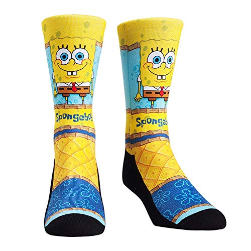 Spongebob Squarepants Nickelodeon Socks (L-XL, Spongebob Squarepants - Spongebob Showtime)