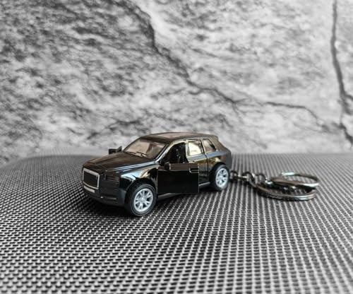 Image of Antique Pull Back Fully Loaded | Metal Sports Car Keychain For Car Dashboard | For Gifting | For Children (Black)