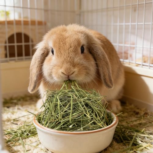 Heno Timothy Bissap 1 lb para conejos y mascotas pequeñas miniatura 5