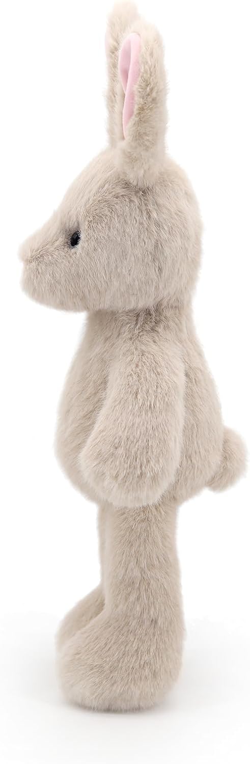 14" Adorable Grey Bunny Stuffed Animals for Kids and New Born Babies,Lovely Stuffed Rabbit Plush Toys for Boys and Girls,Great Gifts on Birthday,Christmas,Machine Washable image 2