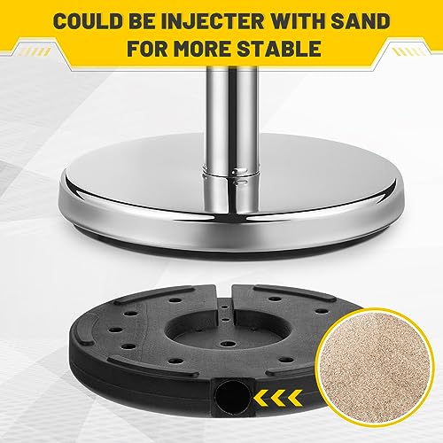 Ferraycle Cordas e postes de veludo 4 peças de corda de veludo vermelho de 1,5 m Barreiras de contro