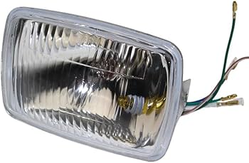 シャリーヘッドライト Amazon | 社外品 初期型 シャリー タイプ ヘッドライト ブラック 6V