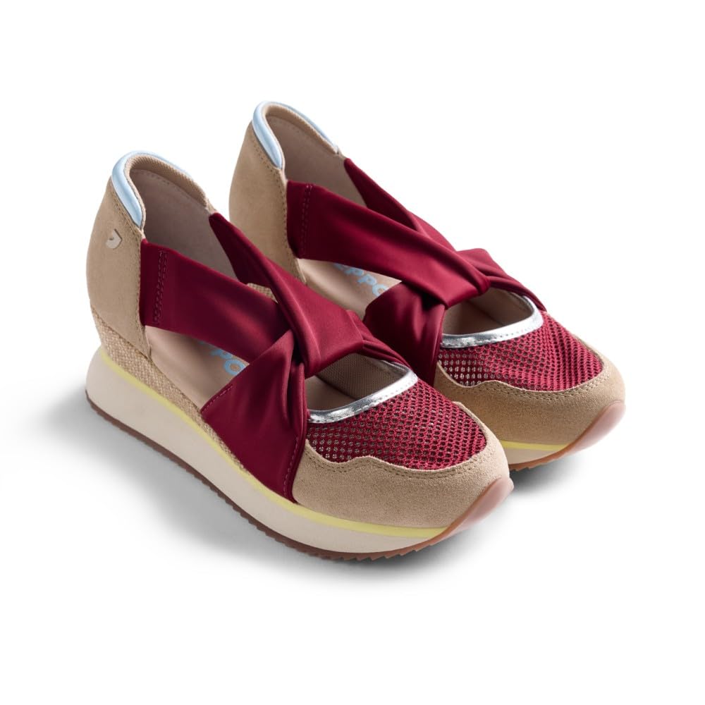 GIOSEPPO Women's Sagay Platform, Burgundy, 38 EU