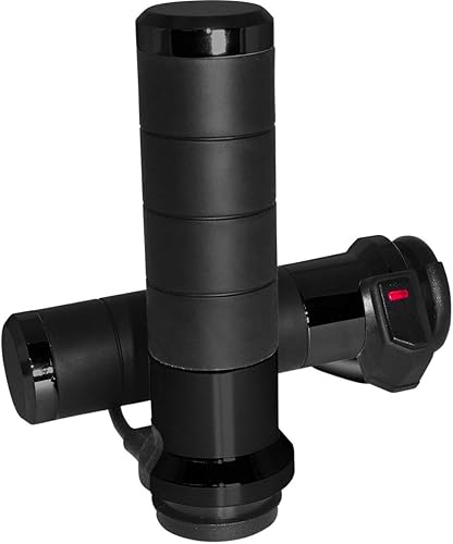 Koso North America AX068K00 - Agarres calefactables Titan-X de acelerador - Negro