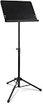 OnStage SM7211 Professional Folding Orchestral Music Stand, Black