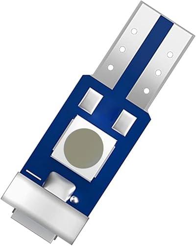 Miniatura 2 de 20 luces LED T5 para tablero de automóvil, color azul hielo 74 37 2721 PC74 de repuesto con enchufe de bloqueo giratorio, para puerta interior,