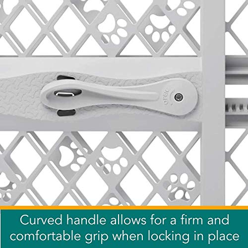 Mypet 8871 North States Paws Portable Pet Gate: 26-40 Inch Wide. Pressure Mount. No Tools Needed. Made In Usa. Dog Gate 23 Inch Tall thumb #1
