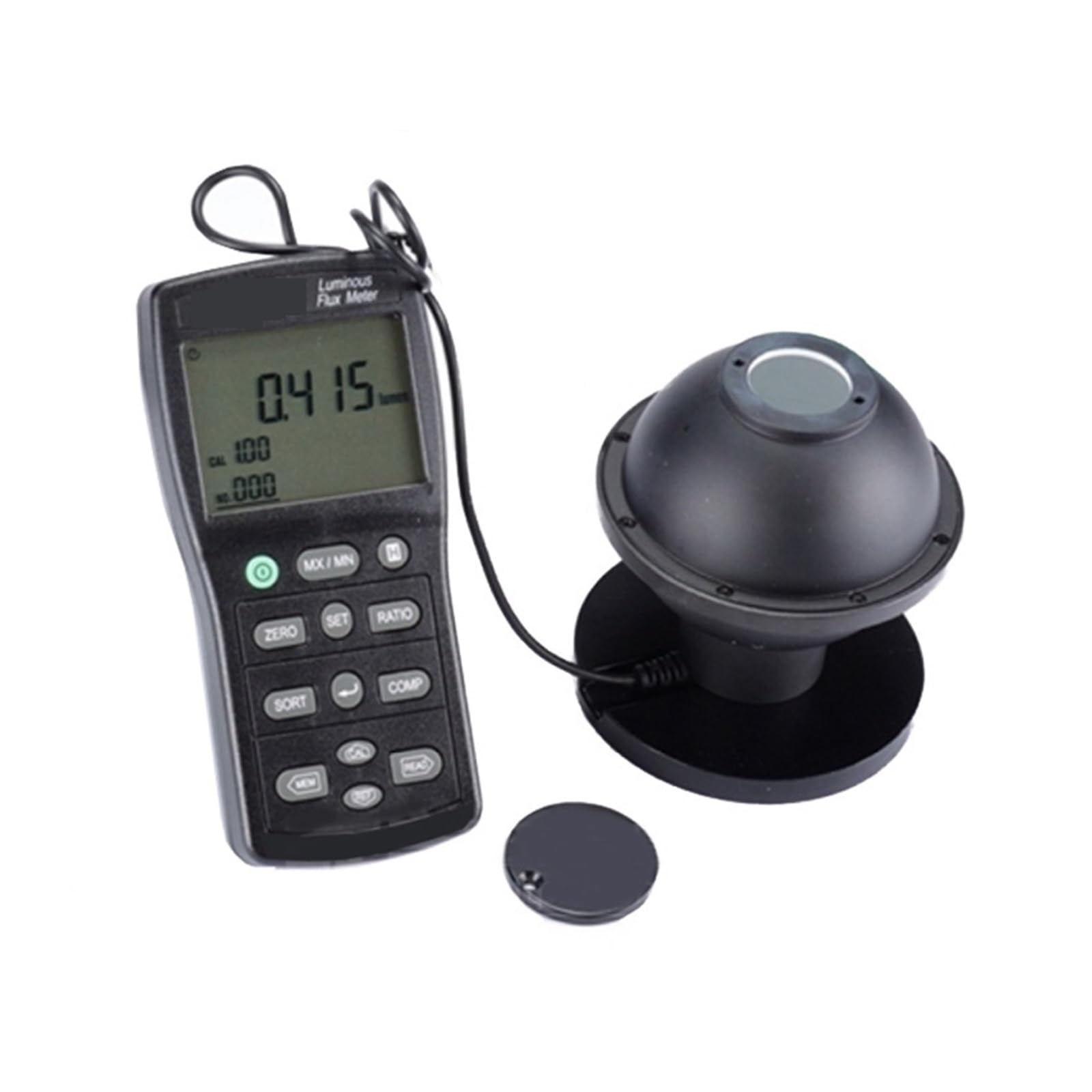 Luxometro, Medidor De Flujo Luminoso Portátil Probador De Luz Rango De Respuesta Preciso E Instantáneo 7000 Lúmenes,para jardín, interior y fotografía