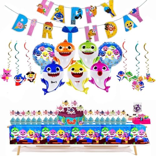 Generic Shark Balloons Vary ll (Multicolor Shark II)