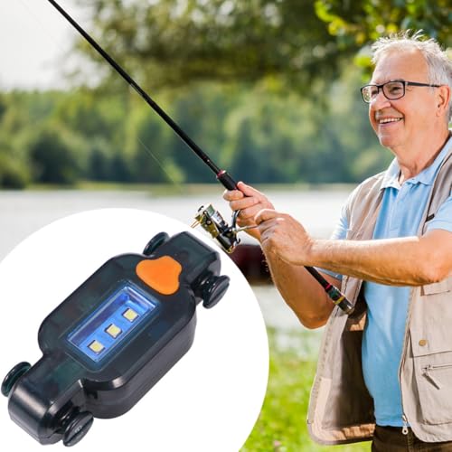 Lámpara de pesca nocturna de material ABS recargable con sensor para caña de pescar 7