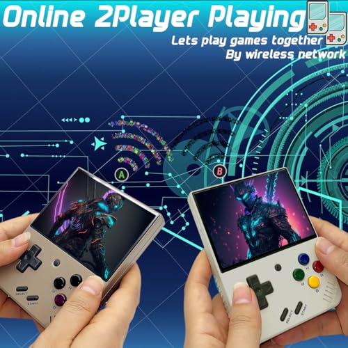 Image of Miyoo Mini Plus OnionOS Handheld Game Console 3.5 inch 640*480 Screen 3000mAh Miyoo-Mini+ with Portable Case White