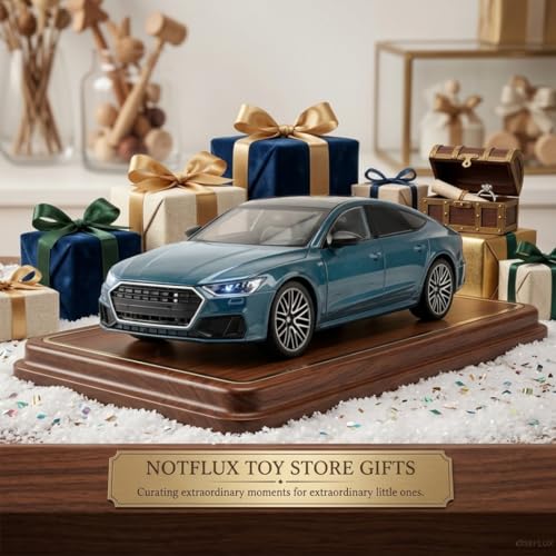 Image of 1:24 Auudi A7 Die-Cast Toy Car Model - Pull-Back Sports Car, Collectible Metal Car for Kids, Boys & Girls, Realistic Miniature Racing Vehicle, [Multicolor] [Pack of 1]