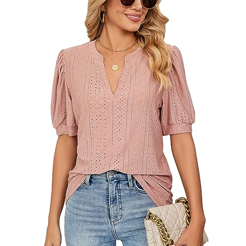Neteson Musselin Bluse Damen Elegant...