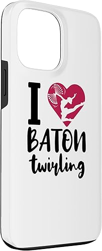 Miniatura 60 de Funda para iPhone 13 I Love Baton Twirling Majorette Baton Twirler