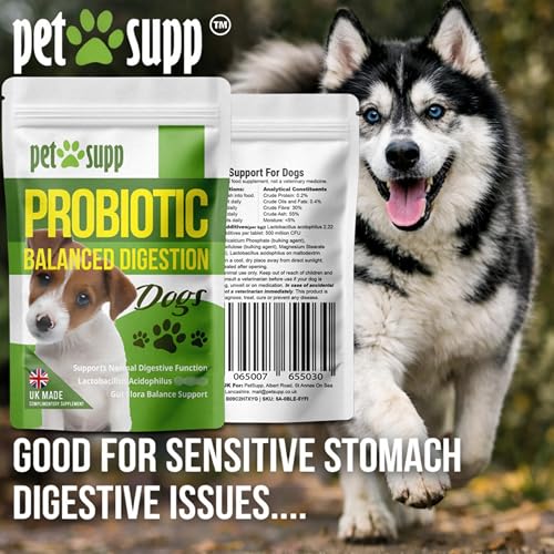 Probiotic Tablets for Dogs | Supports Gut Health, Stool Quality & Digestive Balance, Bad Breath | Lactobacillus Acidophilus 500 Million CFU | Daily Use | 120 Tablets - Image 6