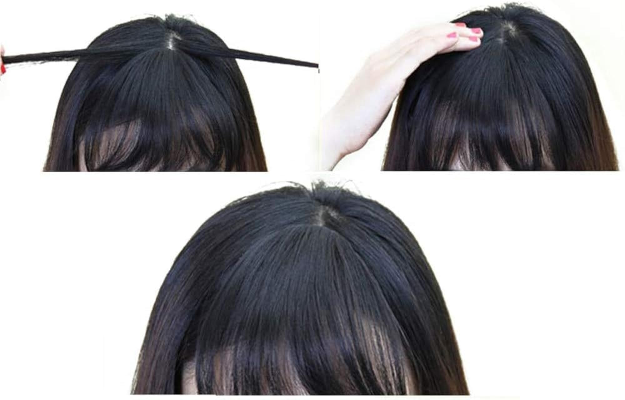 Synthetic Clip-In Front Bangs Hair Extension for Women