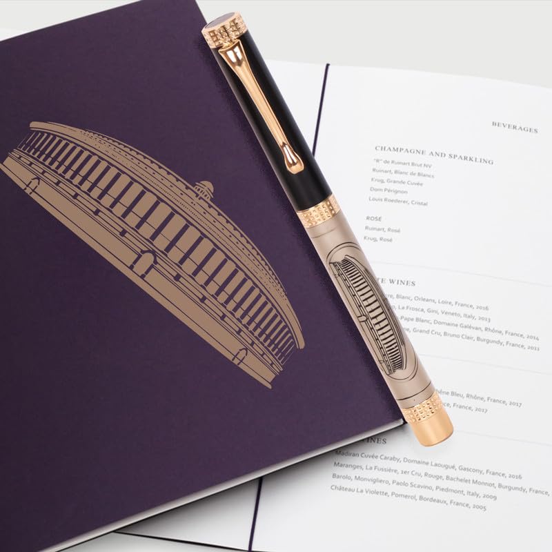 Image of Roshfort Luxury ball Pen - Customized Personalized Ballpoint Pen | Black & Maroon | Stylish Designs | Engrave Your Name SEND DETAIL WHATSAPP +91 9631056748