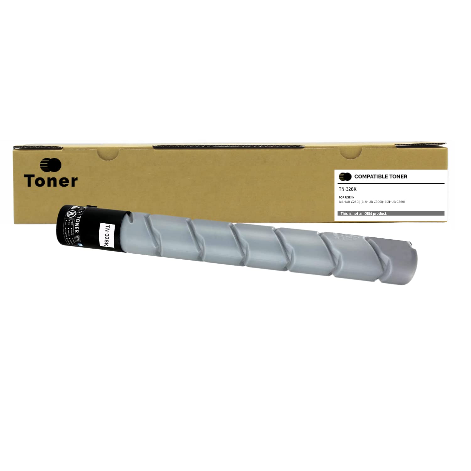 Compatible for Konica Minolta TN-328 (TN-328K) Toner Cartridge, Black 28K Yield AAV8130, TN-328K