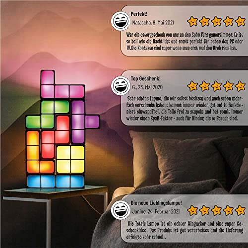 Tetris Lamp Stapelbare LED Tafellamp Mood Light Retro Tetris Lamp Licht Bouwstenen - Image 7