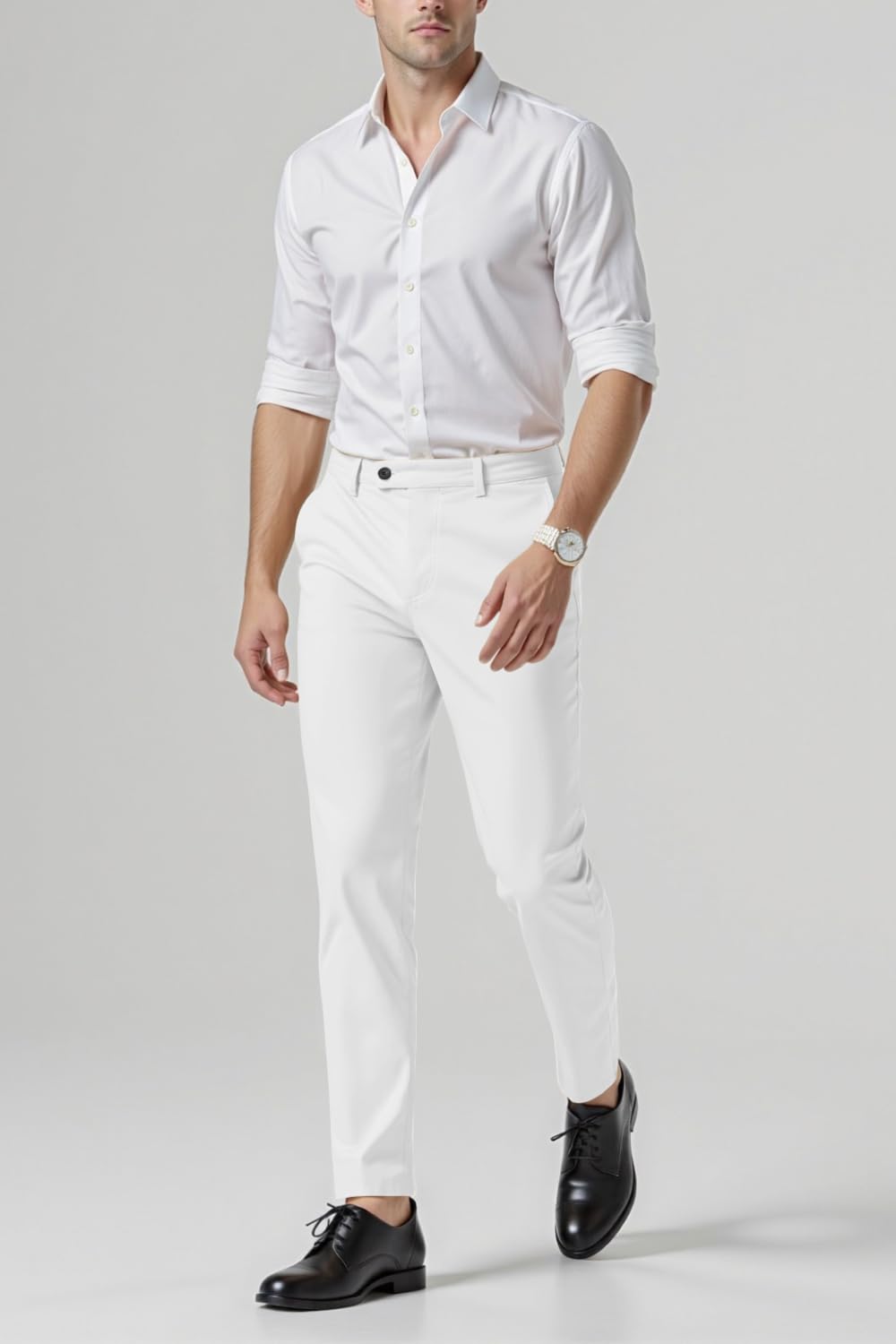 Snapklik.com : Mens Formal Pants Slim Fit Stretch White Chino Suit Pants Skinny Slack For Men 28x30 Snapklik.com : Mens Formal Pants Slim Fit Stretch White Chino Suit Pants Skinny Slack For Men 28x30