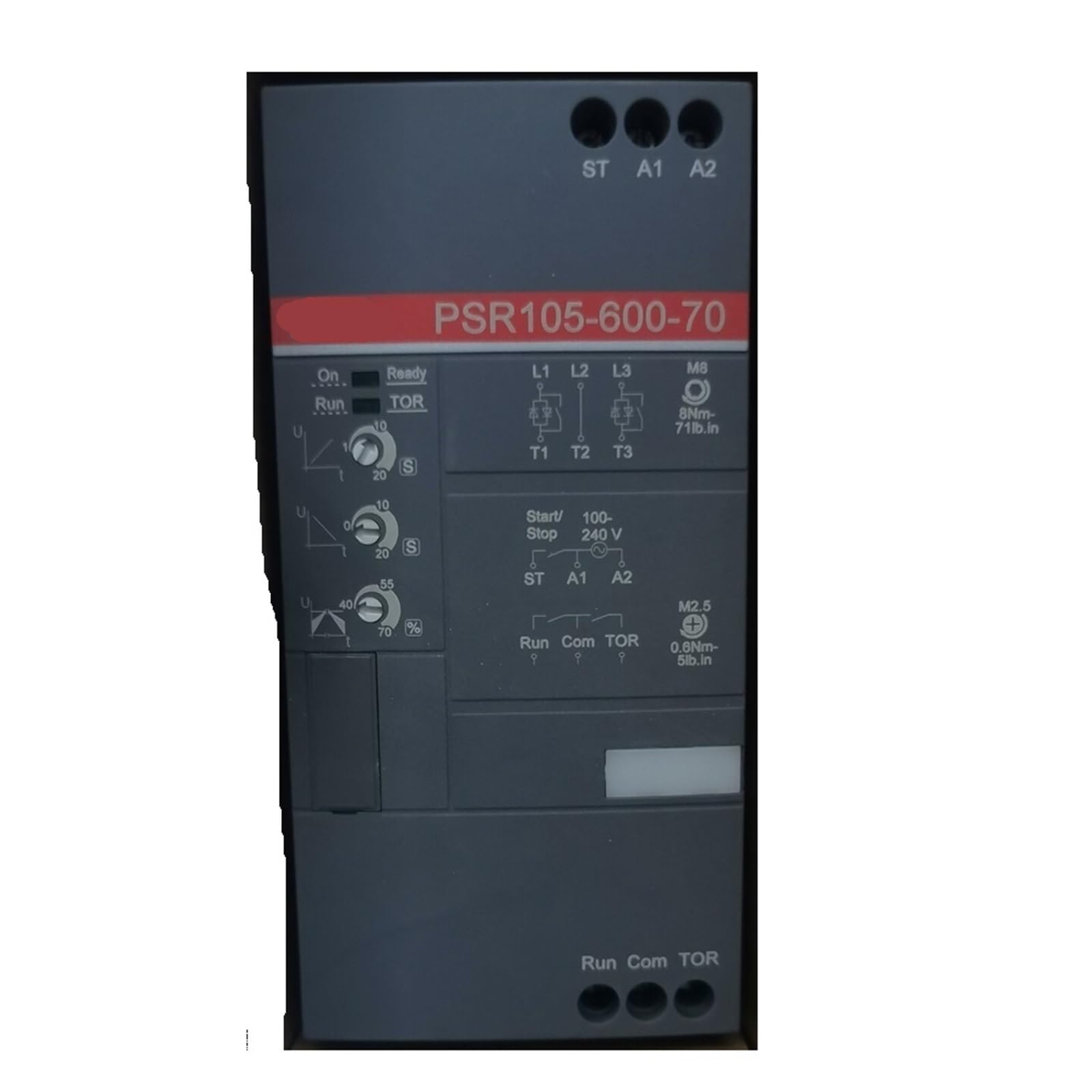 NOVFDLOP PSR105-600-70 ABB Soft Starter PSR Series Soft Starter 55kW(PSR105-600-70)