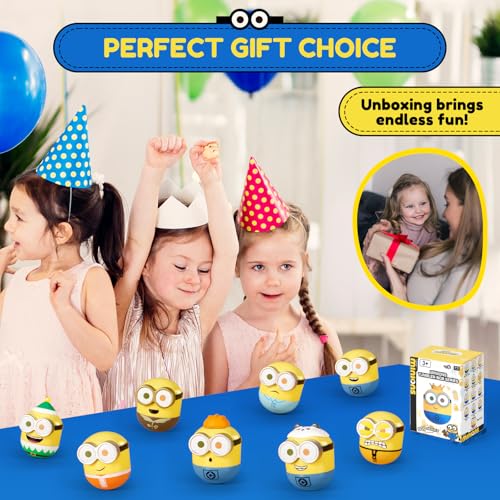 Minions EC360111 Blind Box Figures, Mini Wobbler Toys Action Figures For Home Decor Desk Accessories, Despicable Me Collectible Toys thumb #4
