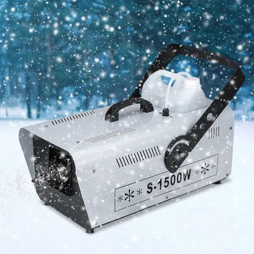 FODGDT Snow Machine, 1500W Fake Snow Maker Machine with Remote Control for Christmas Outdoor Indoor...