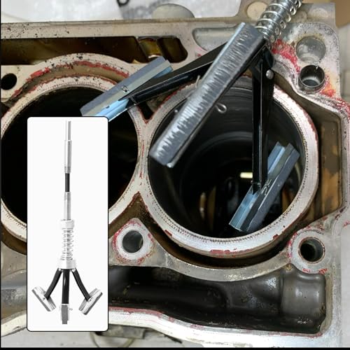 Punmew PN0052 Engine Cylinder Hone Adjustable Deglazer 1-1/7 Inch To 2-2/3 Inch Diameter With 3 Extra 220 Grit 1-1/8 Inch Long Stones thumb #5