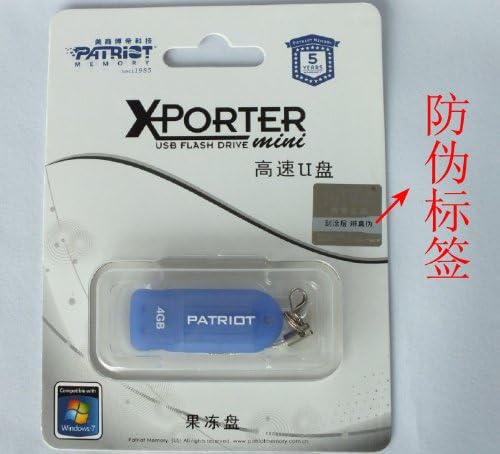Patriot Xporter Mini 4 GB USB 2.0 USB Flash Drive (PSF4GMUSB)