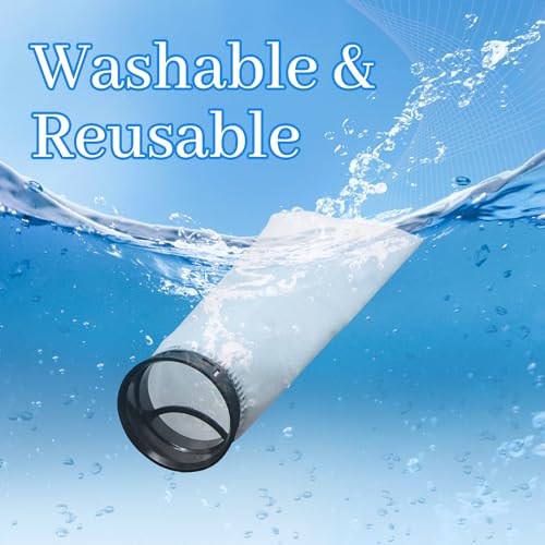 Image of 2 Pcs 2.75 Inch 225 Micron Filter Sock - Fits Waterbox, Eshopps, Fiji Cube Aquariums, and All 2.75 inch Filter Sock Holders, Compatible with Biorb Filter Replacement