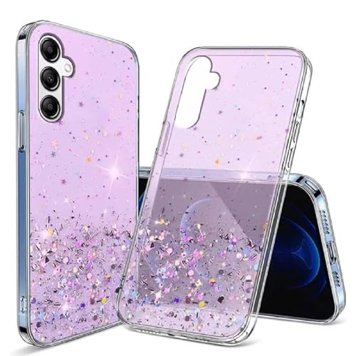 Coque paillettes violette Samsung A03 Core pour sublimer votre style
