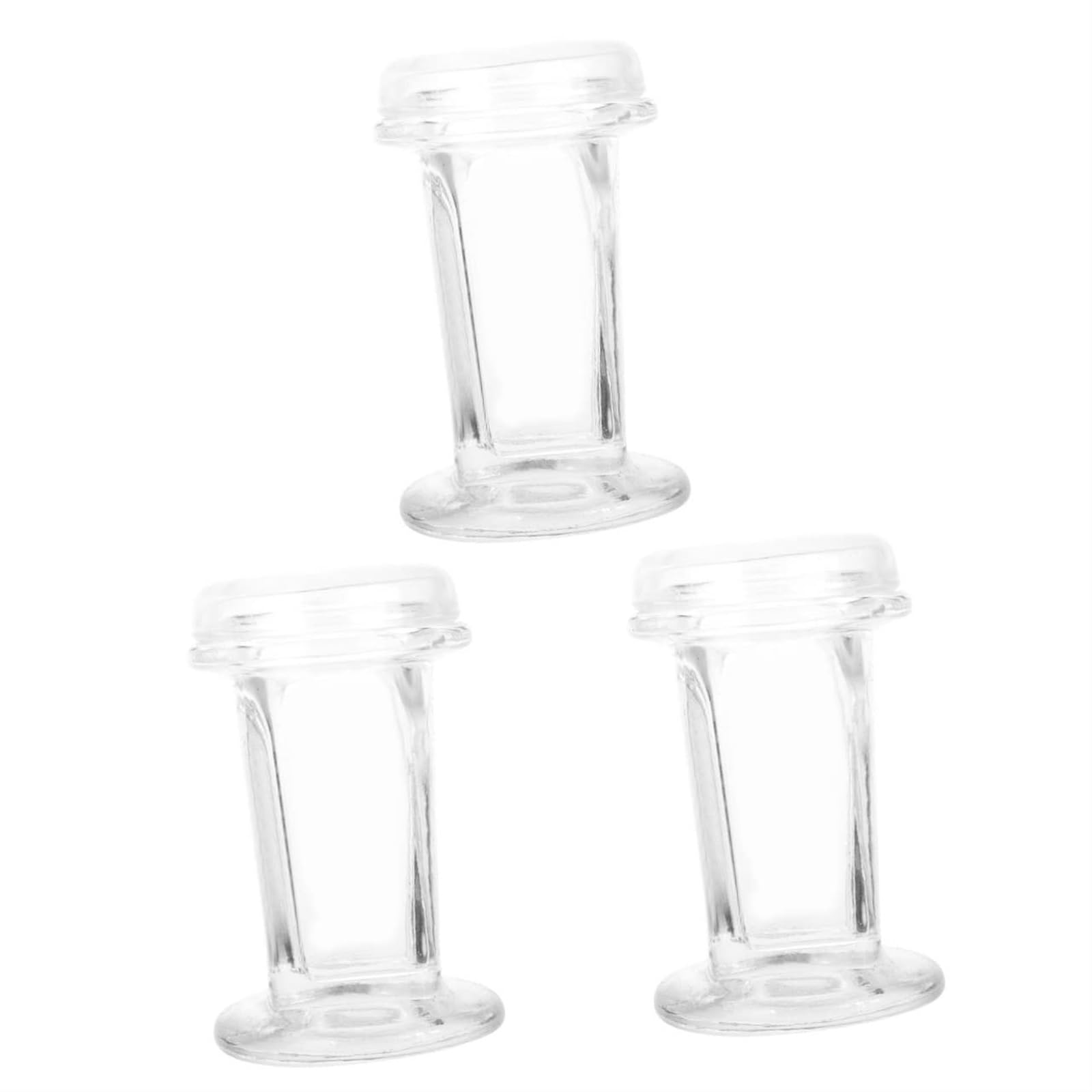 Frasco de Vidrio para tinción de patología, Redondo, Cuadrado, Boca esmerilada, para Laboratorio, con Tapa, de Alta Transparencia, para tinción de portaobjetos, para tinción