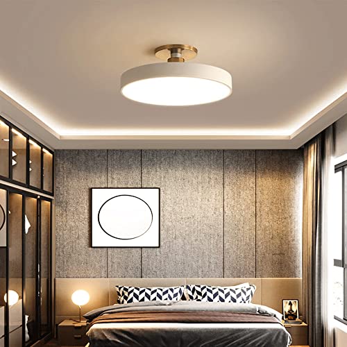 Luminaire de plafond réglable plafonnier LED moderne à intensité variable blanc 15W