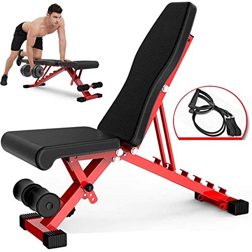 HGFDSA Home Gym Adjustable Weight Bench Foldable Workout Bench, Adjustable Sit Up Incline Abs Benchs HGFDSA Home Gym Adjustable Weight Bench Foldable Workout Bench, Adjustable Sit Up Incline Abs Benchs